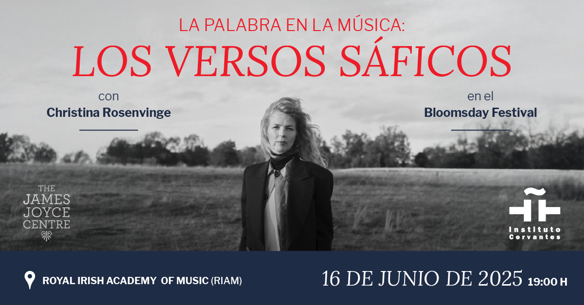 Words in Music: «Los Versos Sáficos» with Christina Rosenvinge at Bloomsday Festival