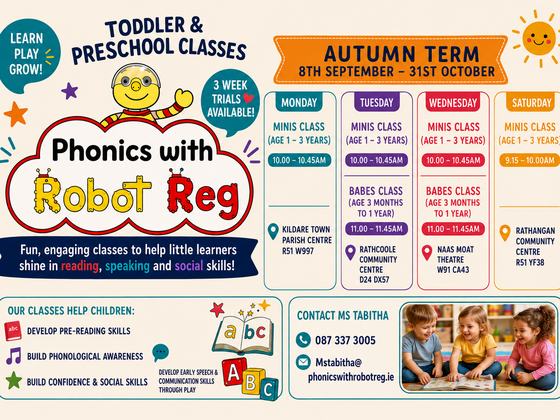Phonics with Robot Reg